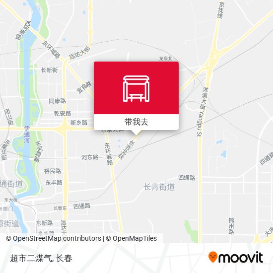 超市二煤气地图