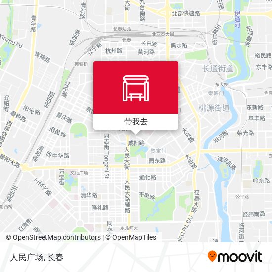 人民广场地图