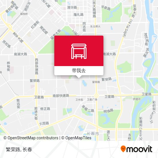 繁荣路地图