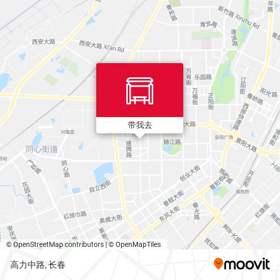 高力中路地图