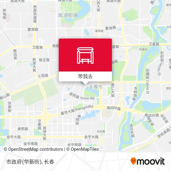 市政府(华新街)地图