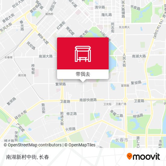 南湖新村中街地图