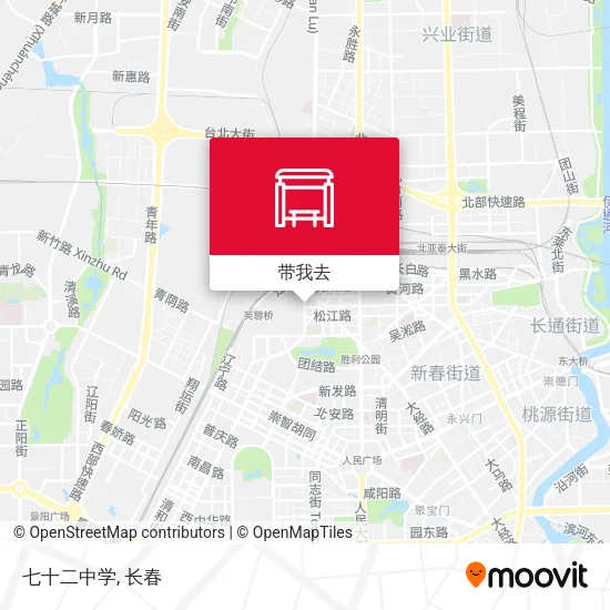 七十二中学地图