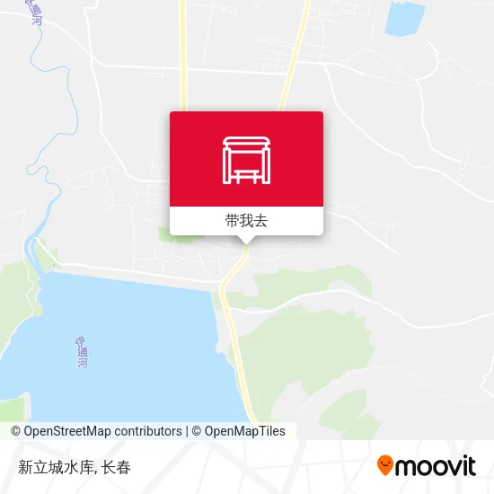 新立城水库地图