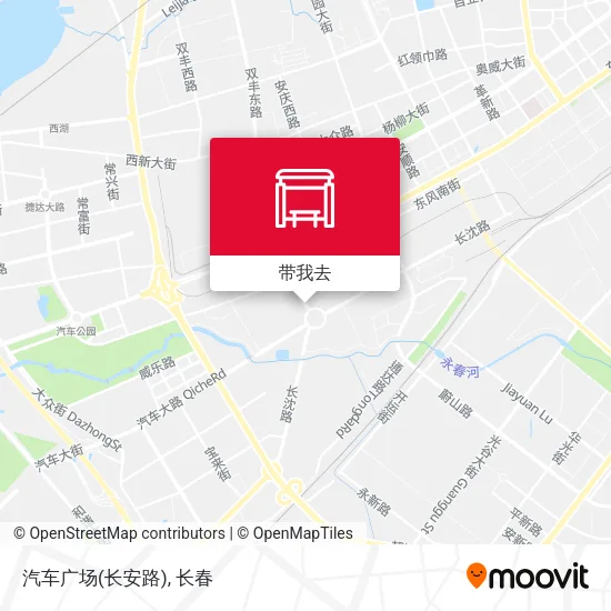 汽车广场(长安路)地图