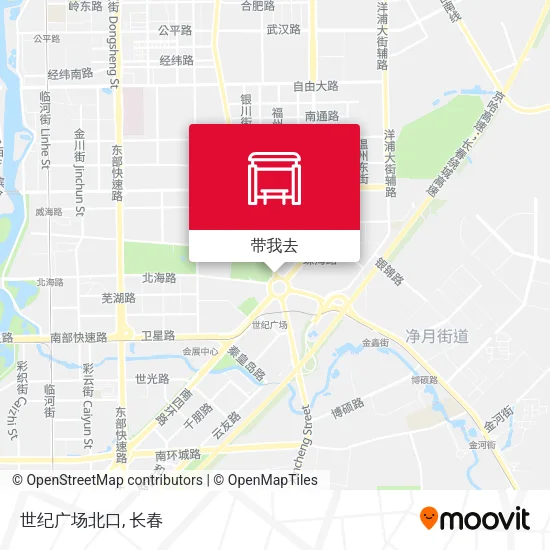 世纪广场北口地图