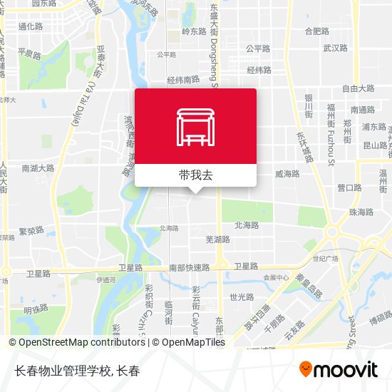 长春物业管理学校地图