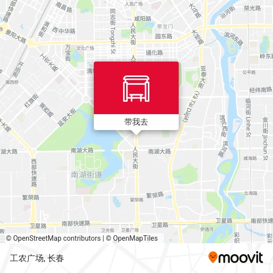 工农广场地图