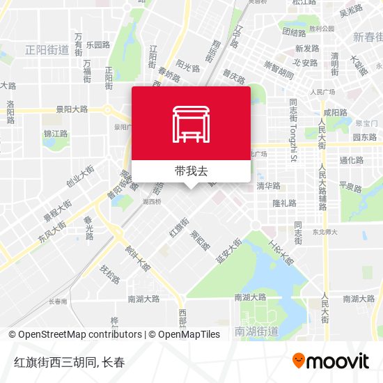 红旗街西三胡同地图
