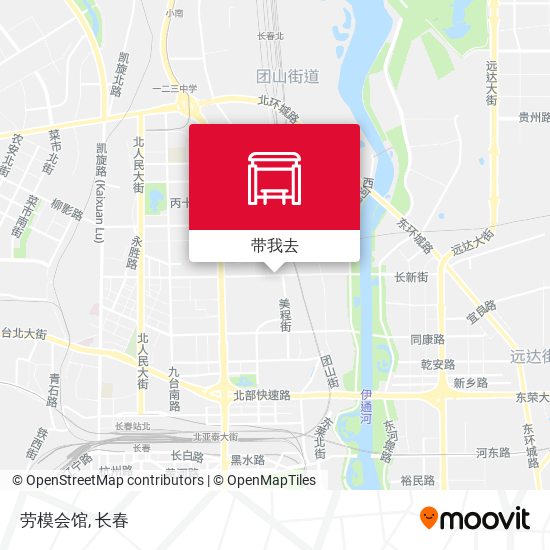 劳模会馆地图
