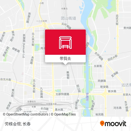 劳模会馆地图