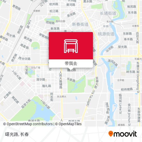 曙光路地图