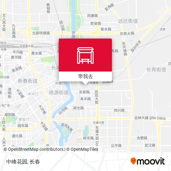 中峰花园地图
