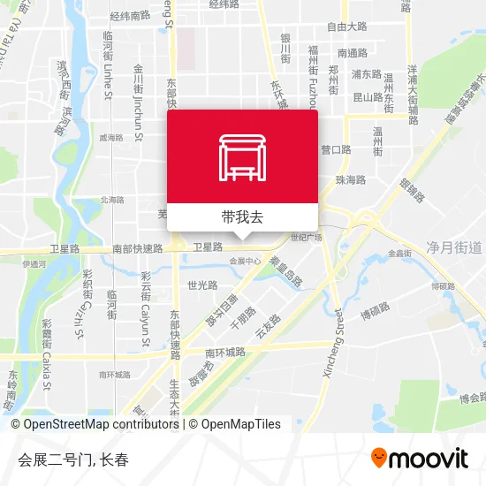 会展二号门地图