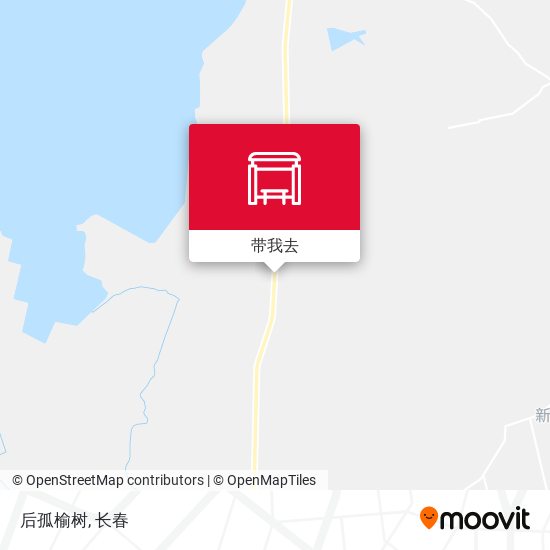 后孤榆树地图