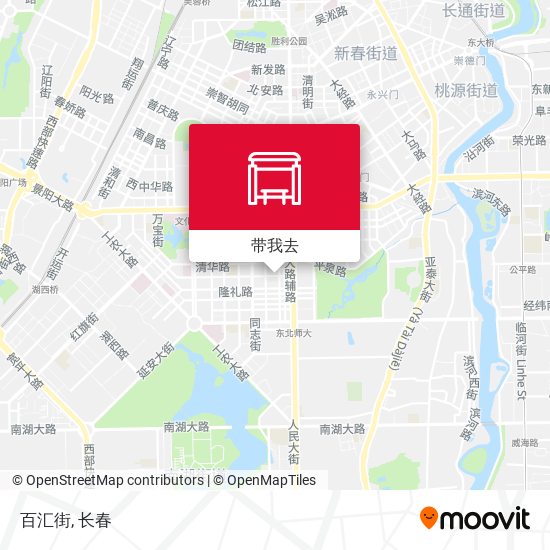 百汇街地图