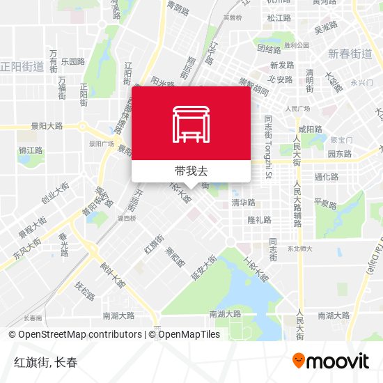 红旗街地图