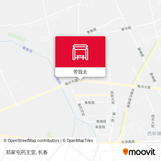 郑家屯药王堂地图