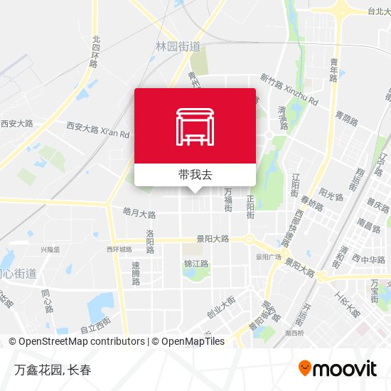 万鑫花园地图