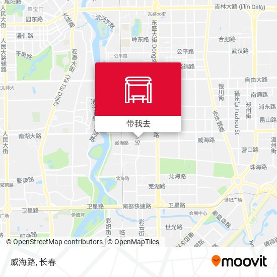 威海路地图