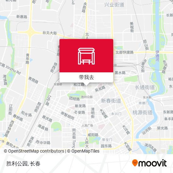 胜利公园地图