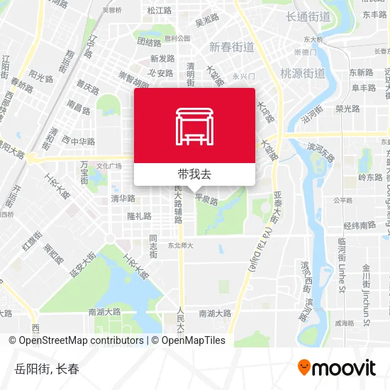 岳阳街地图