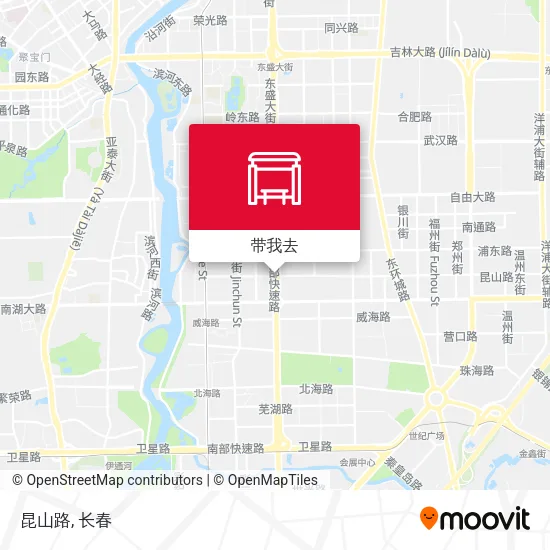 昆山路地图