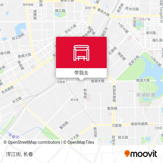 浑江街地图