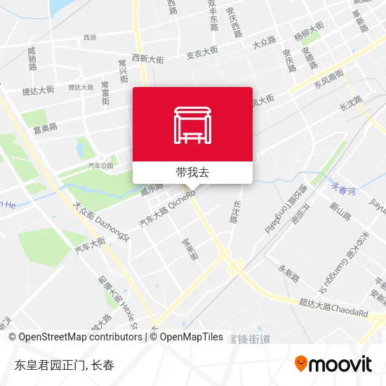 东皇君园正门地图