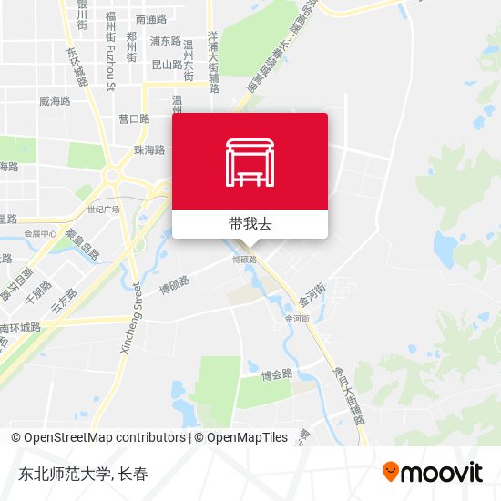 东北师范大学地图