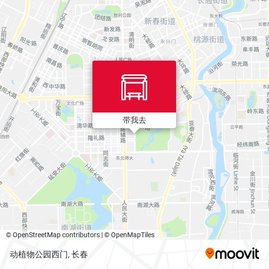 动植物公园西门地图