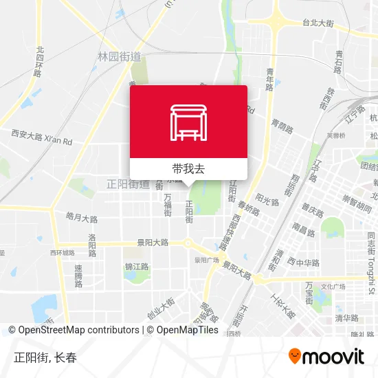 正阳街地图