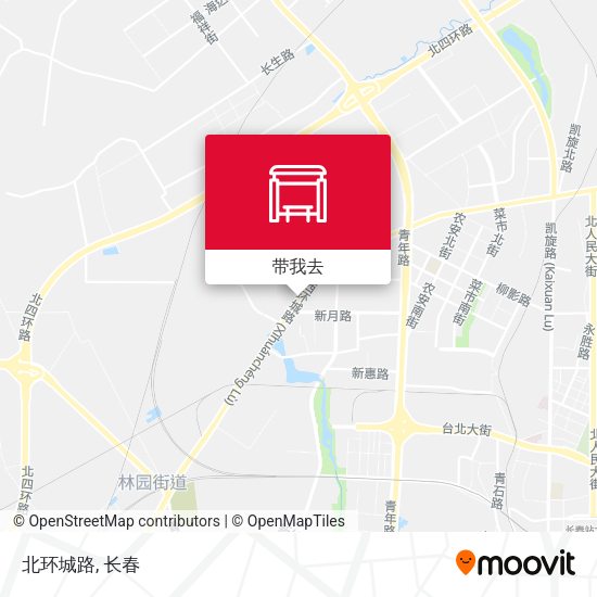 北环城路地图