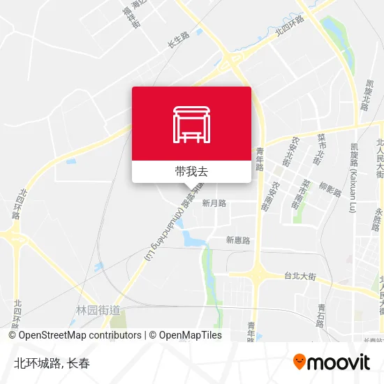 北环城路地图