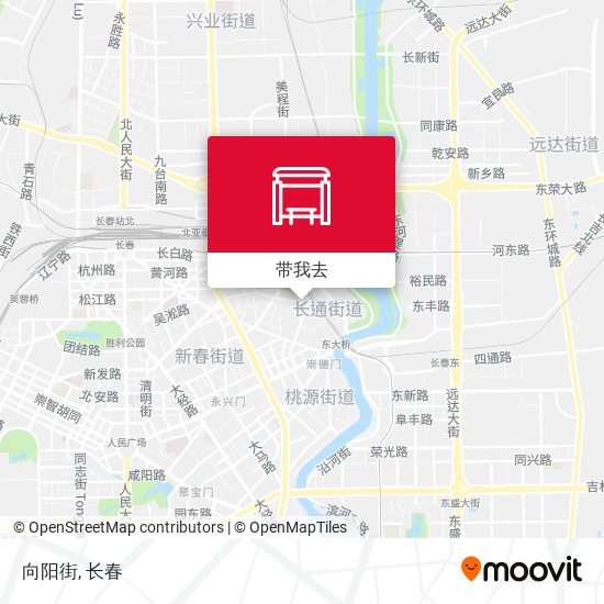 向阳街地图