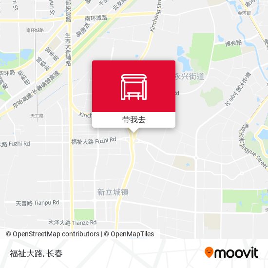 福祉大路地图