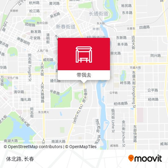 体北路地图