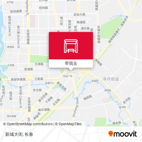 新城大街地图