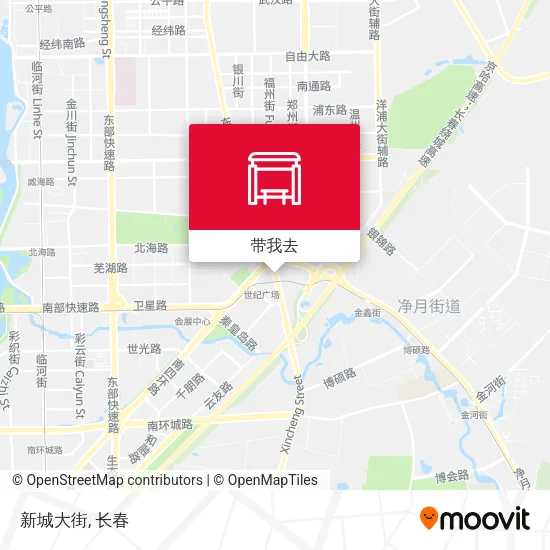 新城大街地图