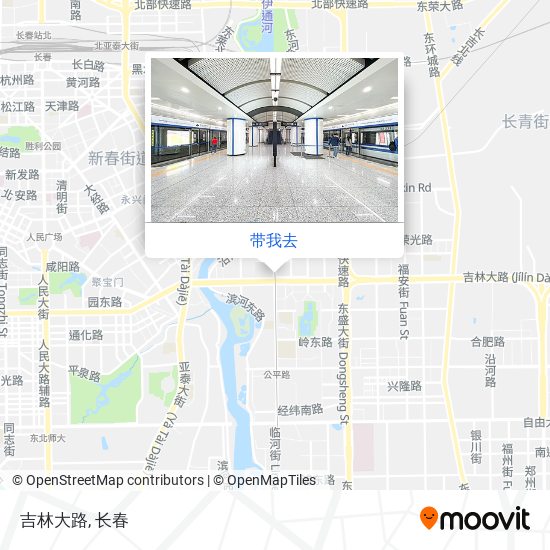 吉林大路地图