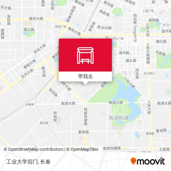 工业大学后门地图
