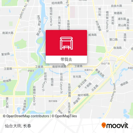 仙台大街地图