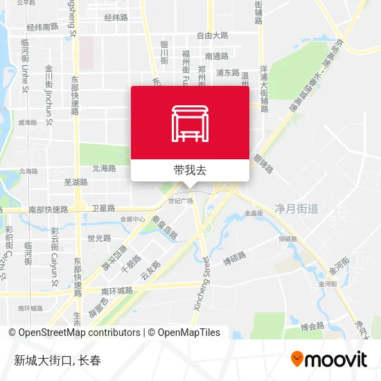 新城大街口地图