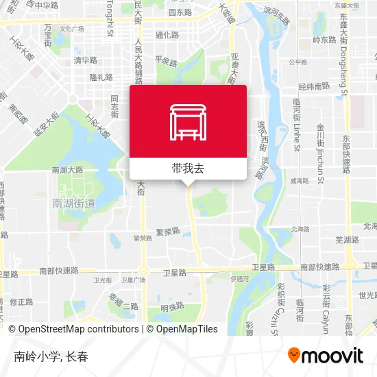 南岭小学地图