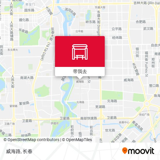 威海路地图
