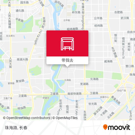 珠海路地图
