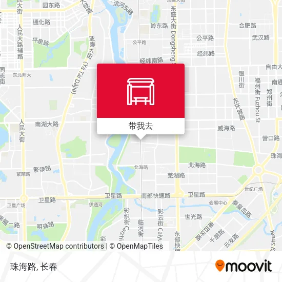珠海路地图