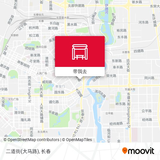 二道街(大马路)地图
