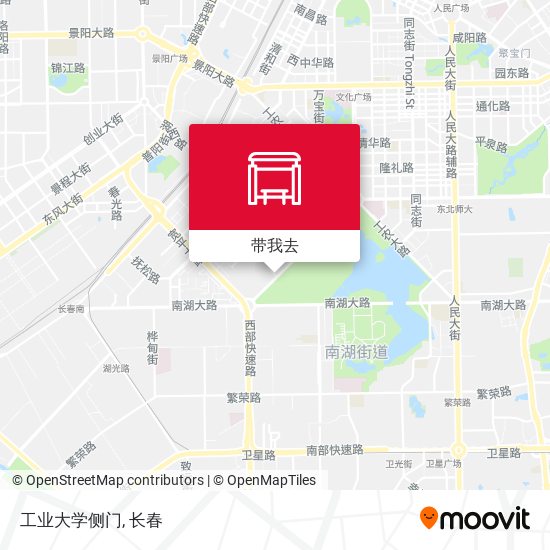 工业大学侧门地图