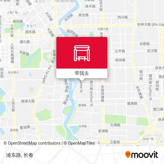 浦东路地图